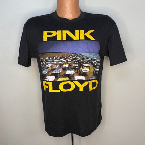 Vintage 1980s Pink Floyd Concert T-Shirt, World Tour 1987, Spring Ford Size M - Picture 1 of 4